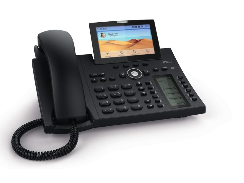 snom Tischtelefon D385 Schwarz