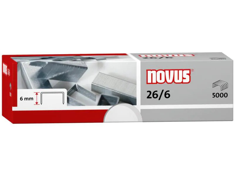 Novus Heftklammer 26/6 5000 Stück