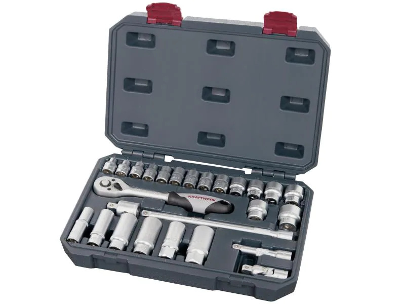 Kraftwerk Steckschlüssel-Set Basic-Line, 3/8, 26-teilig