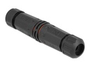 Delock Verbindungsmuffe IP68, 4 Pin, 4.5 - 7.5 mm schwarz