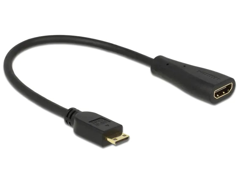 Delock Adapterkabel Mini-HDMI (HDMI-C) - HDMI