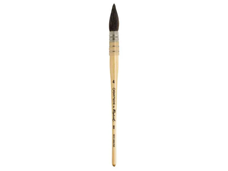 Caran d'Ache Aquarellpinsel Raphael «Petit Gris» Nr. 4, 1 Stück