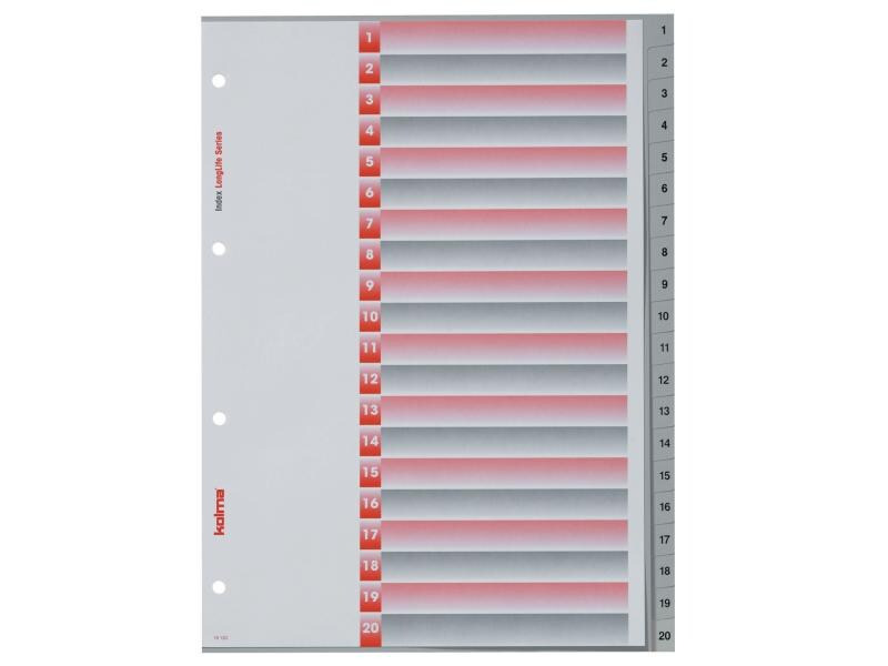 Kolma Register A4 LongLife 1-20