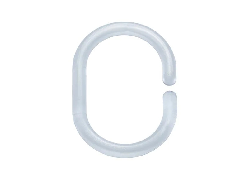 diaqua® Duschvorhanghaken Basic Transparent 12 Stück