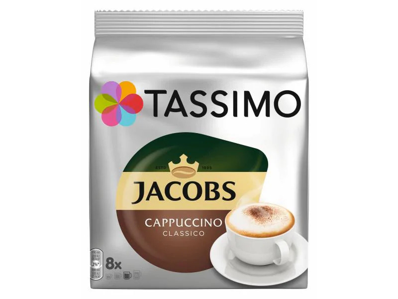 TASSIMO Kaffeekapseln T DISC Jacobs Cappuccino 8 Portionen