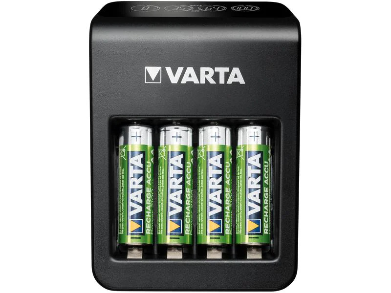 Varta Ladegerät LCD Plug Charger+ inkl. 4xAA