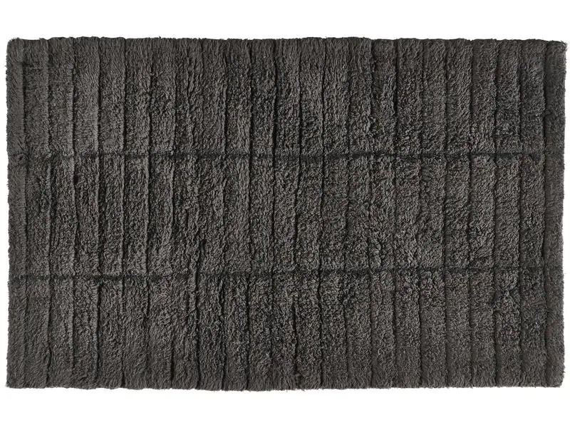 Zone Denmark Badteppich Tiles 50 x 80 cm, Anthrazit