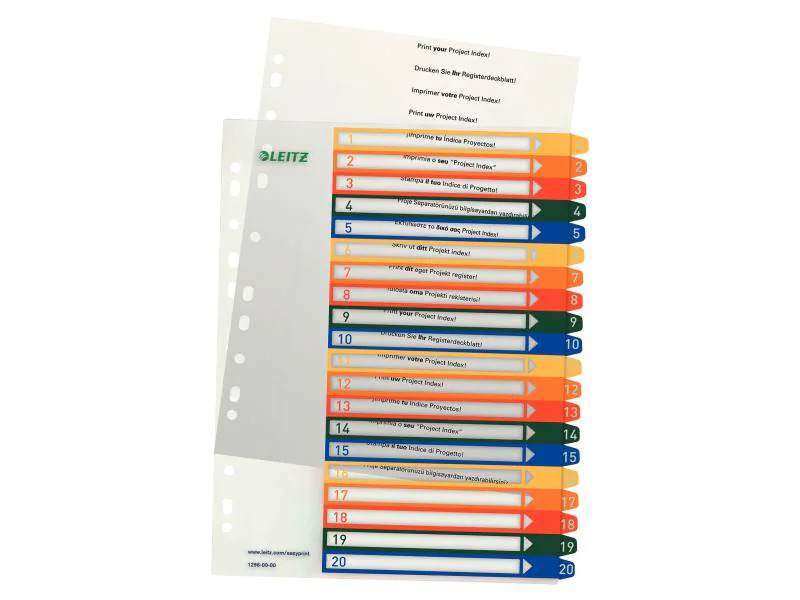 Leitz Register A4 1-20