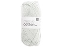 Rico Design Wolle Creative Cotton Aran 50 g Blau; Grau