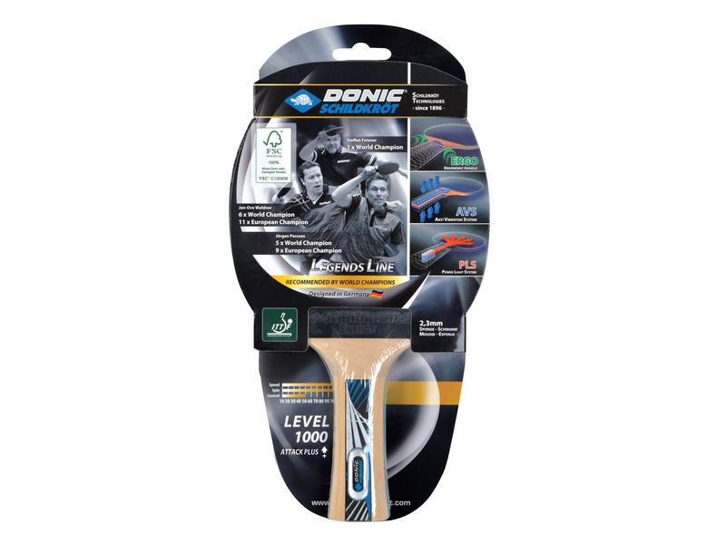 DONIC Schildkröt Tischtennisschläger Legends 1000
