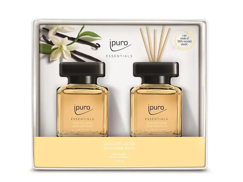 ipuro Duftstäbchen Soft Vanilla 2 x 50 ml Set 100 ml