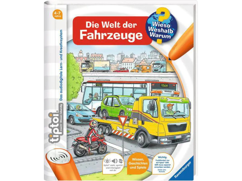tiptoi Lernbuch Die Welt der Fahrzeuge
