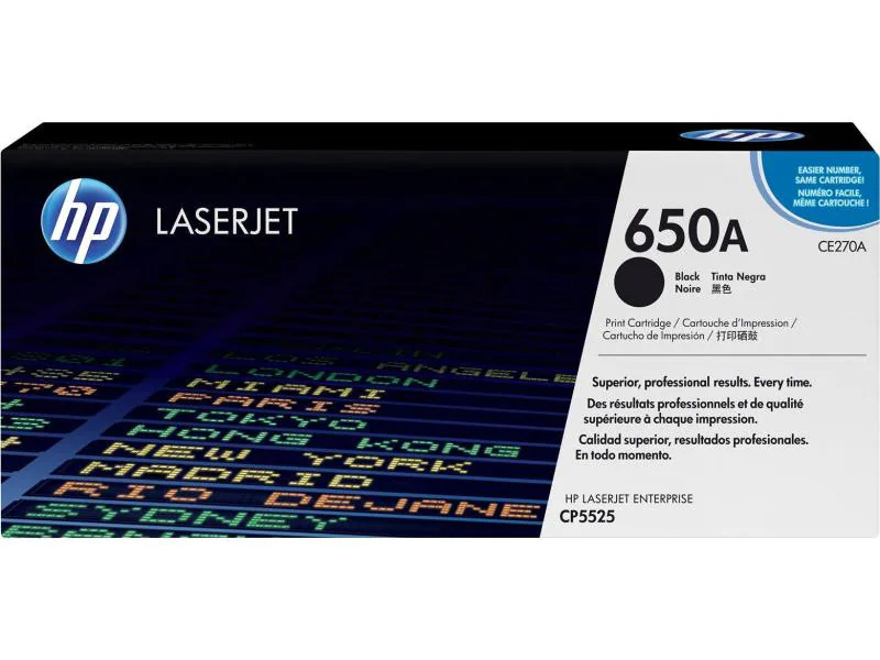 HP Toner Nr. 650A (CE270A) Black