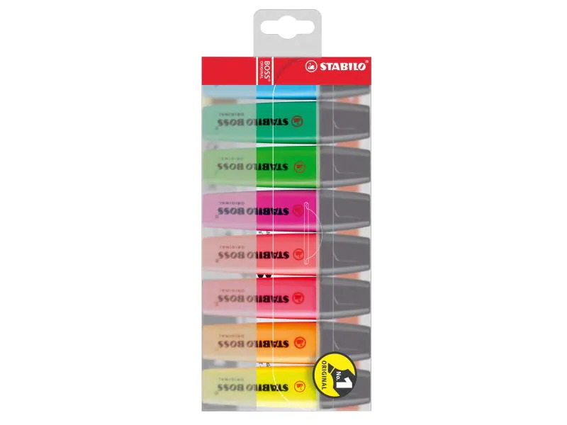 STABILO Textmarker Boss Original 8 Stück