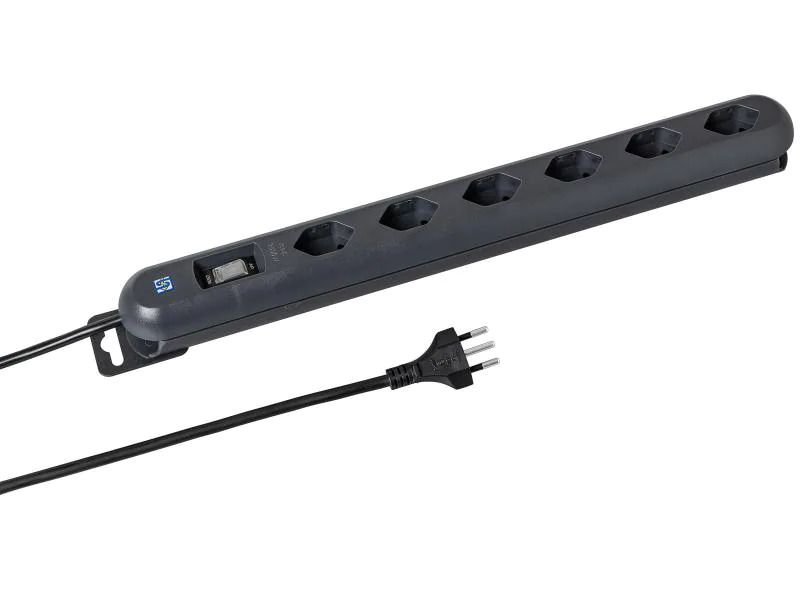 STEFFEN Steckdosenleiste STEBA LINEA PLUS 6 T13