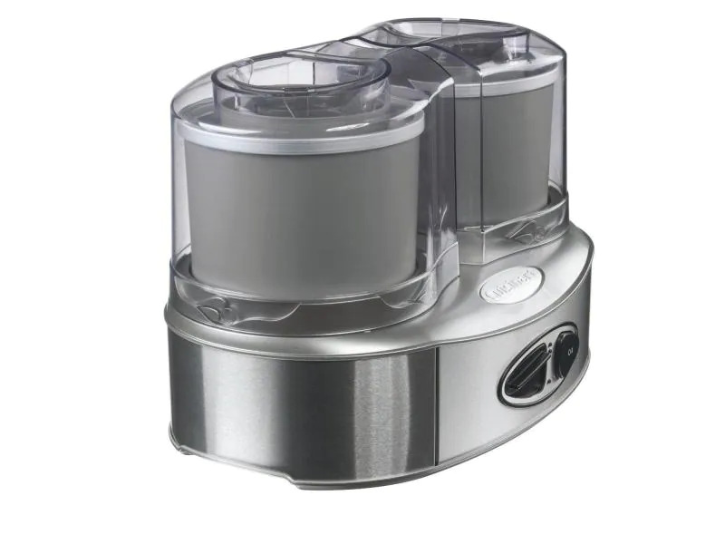 Cuisinart Glacemaschine Duo Cream 2 l, Grau