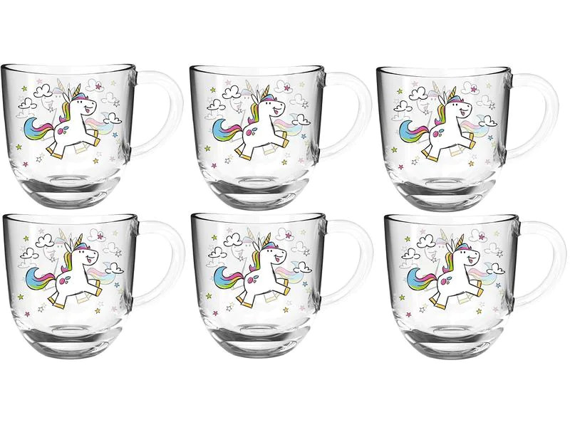 Leonardo Kindertasse Bambini Einhorn, 6 Stück