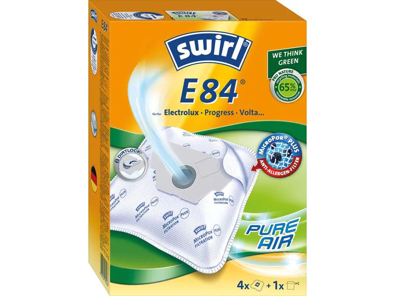 Swirl Staubfilterbeutel E 84 4 Stück