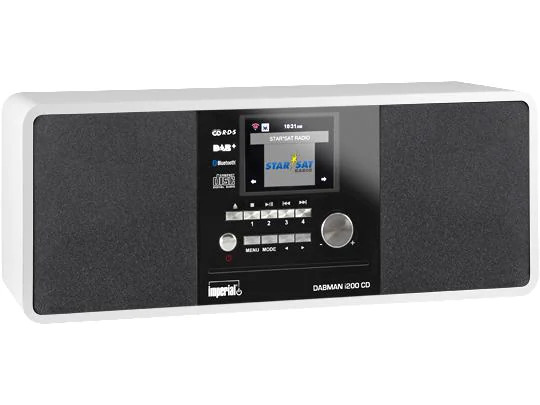 Imperial Internet Radio Dabman i200 CD Weiss