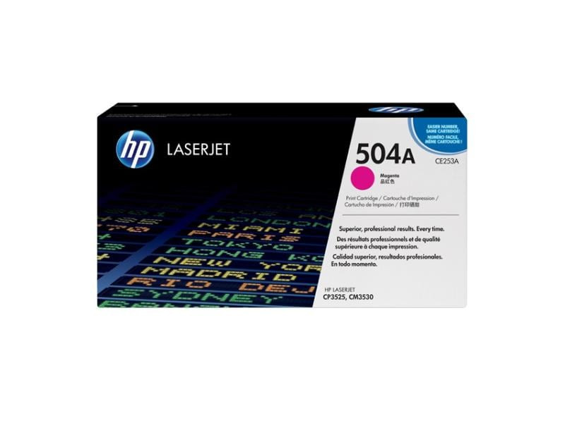 HP Toner Nr. 504A (CE253A) Magenta
