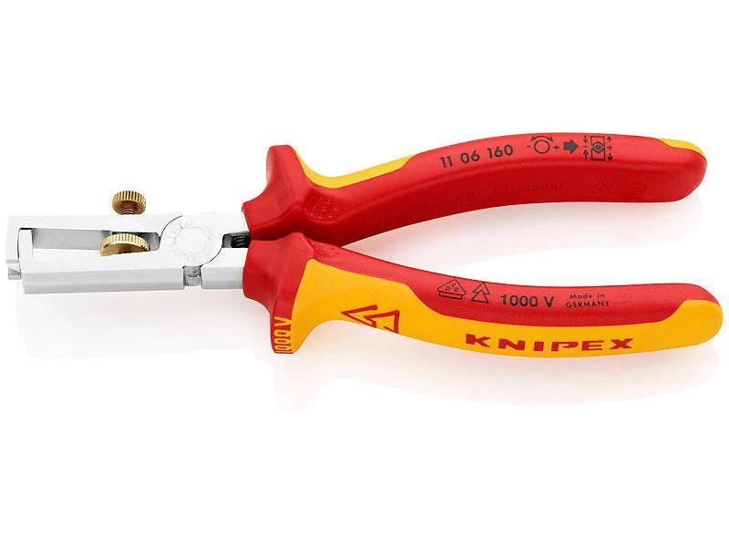 Knipex Abisolierzange 160 mm 1000 V verchromt