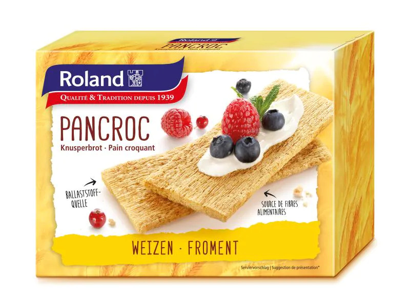 Roland Snacks Knäckebrot Pancroc Weizen 125 g