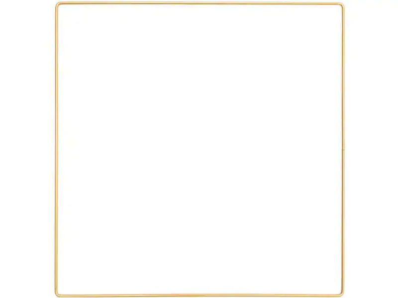 Rico Design Metallquadrat 30 cm Gold 1 Stück