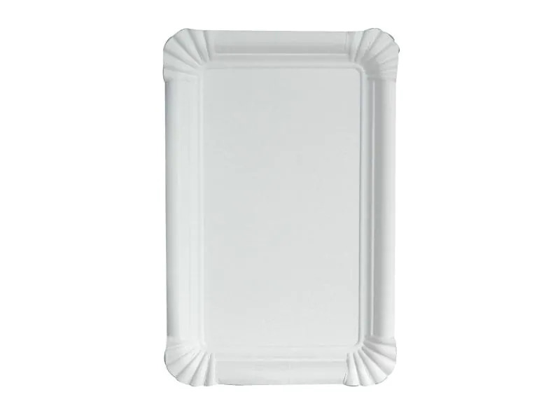 Papstar Einwegteller Pure mittel 20 cm x 13 cm, 250 Stück, Weiss