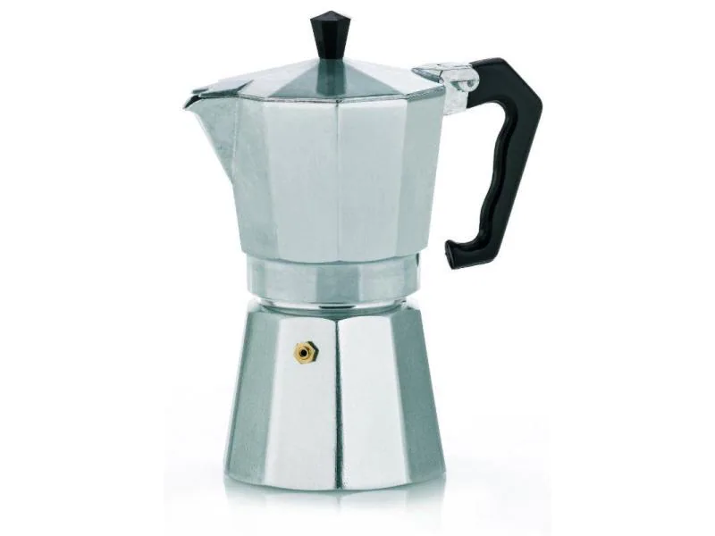 Kela Espressokocher Italia 3 Tassen, Silber