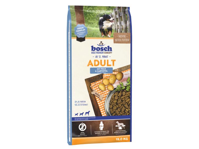 Bosch Tiernahrung Trockenfutter Adult Fisch &amp; Kartoffel, 15 kg