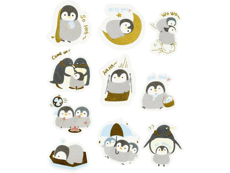 Creativ Company Motivsticker Pinguin 30 Stück