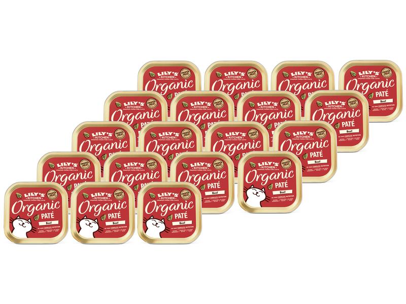Lily's Kitchen Nassfutter Organic Rind, 19 x 85 g
