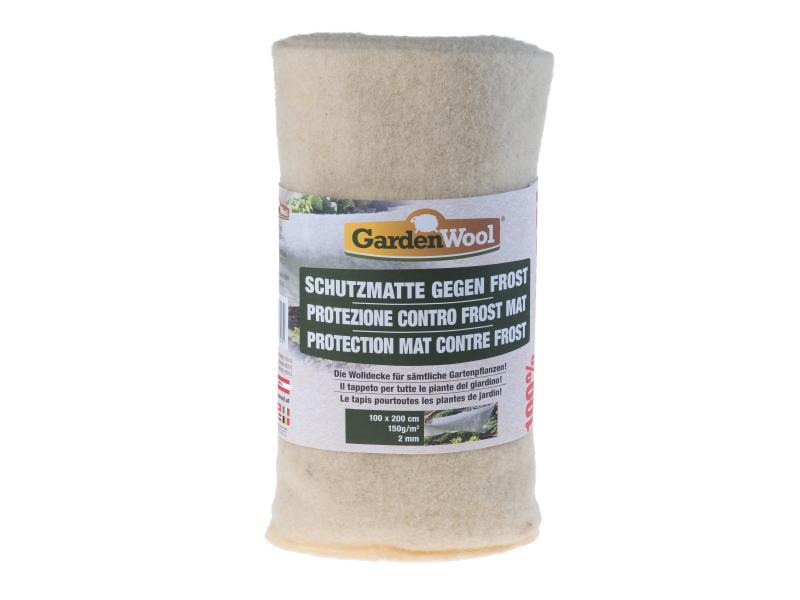 GardenWool Winterschutz-Matte 200 x 100 cm Naturweiss
