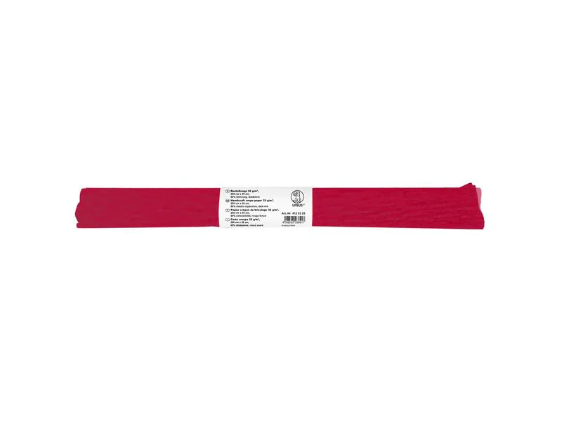 URSUS Krepppapier 50 cm x 2.5 m, 32 g/m², Dunkelrot