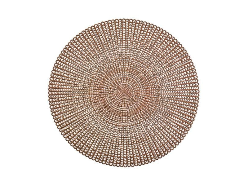 Zeller Present Tischset Cut out Ø 41 cm, Kupfer