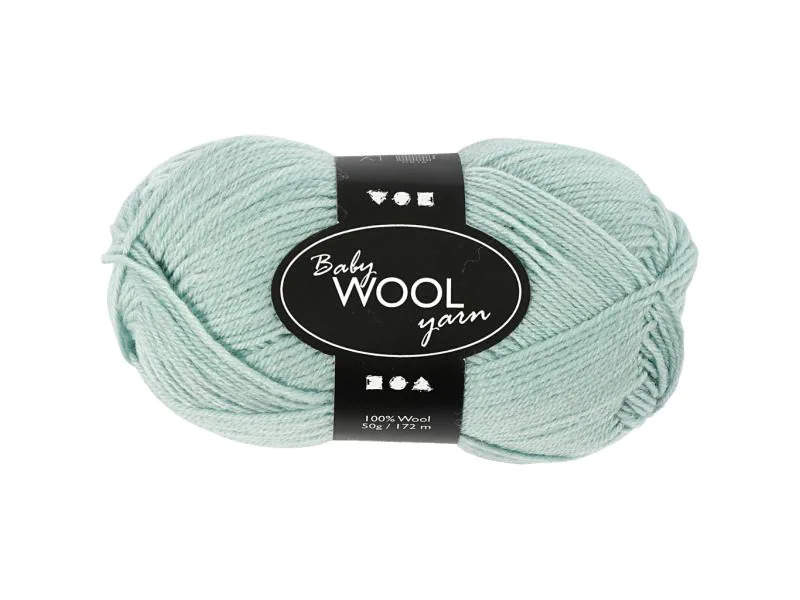 Creativ Company Wolle Babygarn Merino 50 g 14/4 Mint