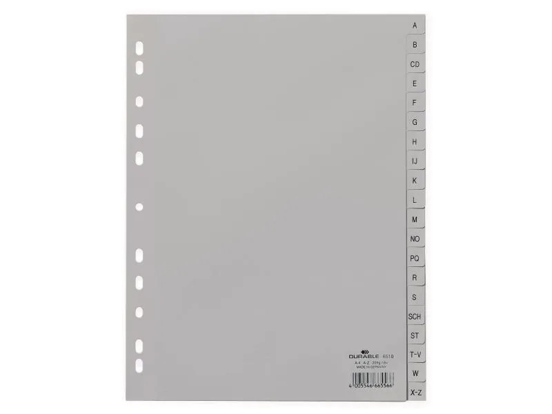 DURABLE Register A4 A-Z, Grau
