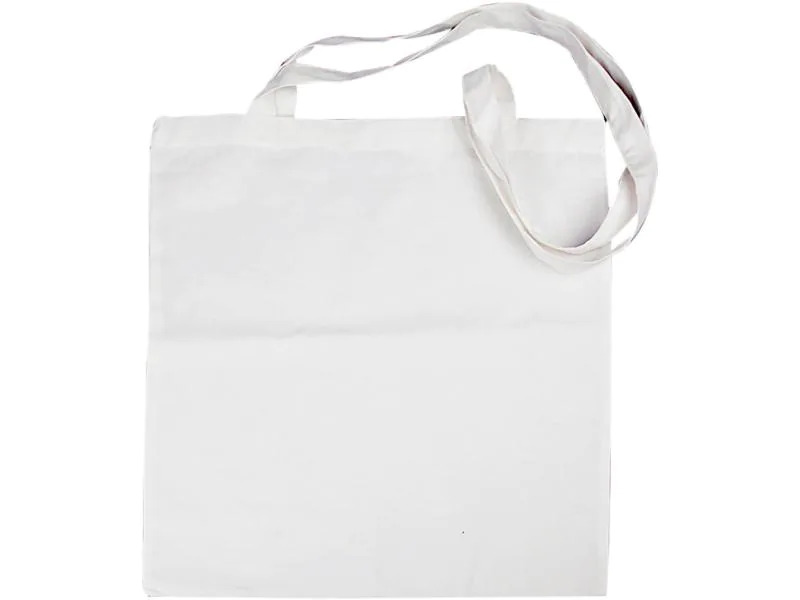 Creativ Company Stofftasche 38 x 42 cm Baumwolle, Weiss