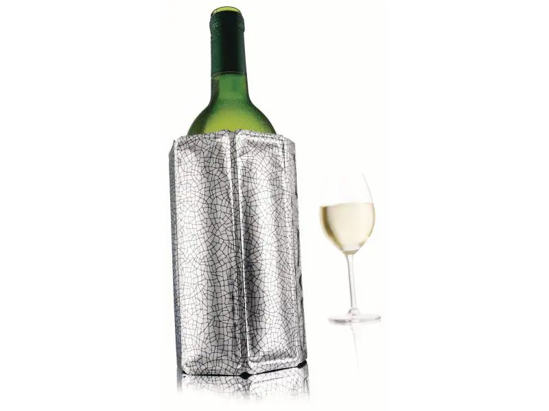 Vacuvin Flaschenmanschette Silber