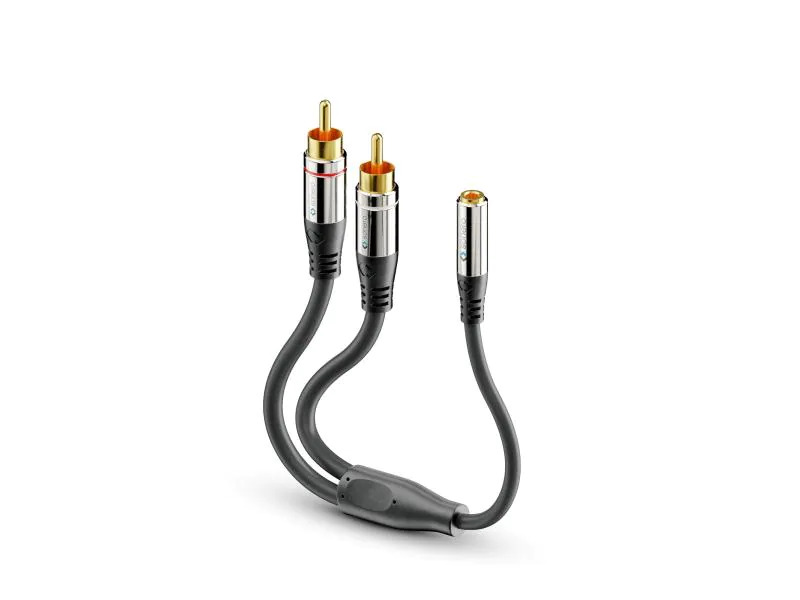 sonero Audio-Kabel Cinch - 3.5 mm Klinke 0.25 m