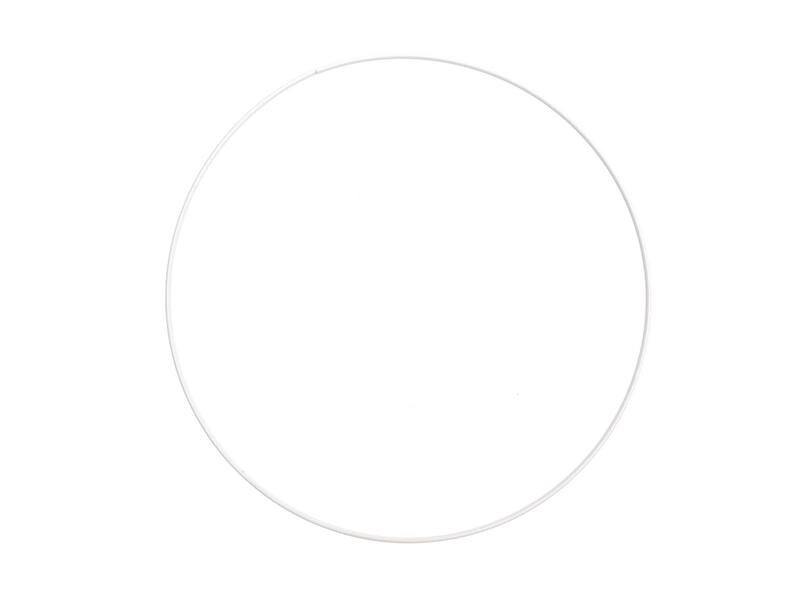 Rico Design Metallring 25 cm Weiss 1 Stück