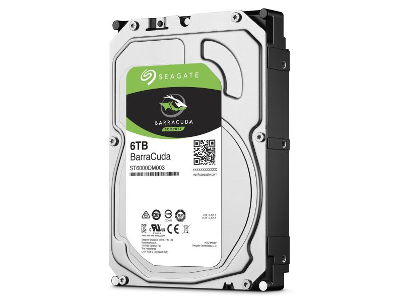 Seagate Harddisk BarraCuda 3.5 SATA 6 TB