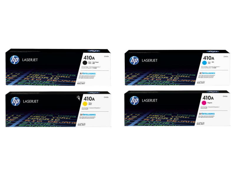 HP Rainbow Kit Nr. 410A (CF410A-CF413A) BL/C/M/Y
