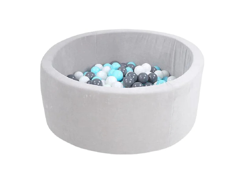 Knorrtoys Bällebad Grey 300 Bälle creme/grey/lightblue
