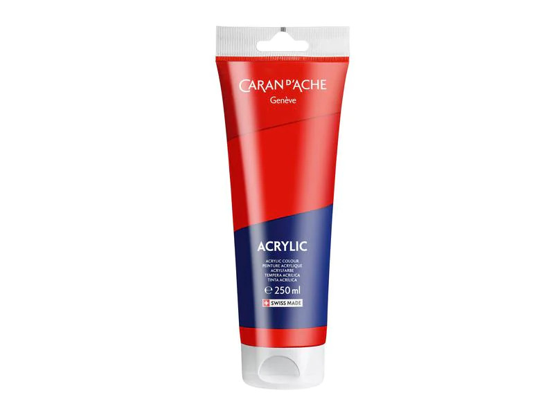 Caran d'Ache Acrylfarbe 250 ml, Scharlachrot