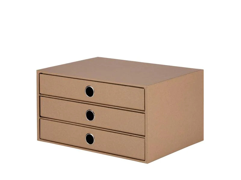Rössler Schubladenbox S.O.H.O. A4 Braun