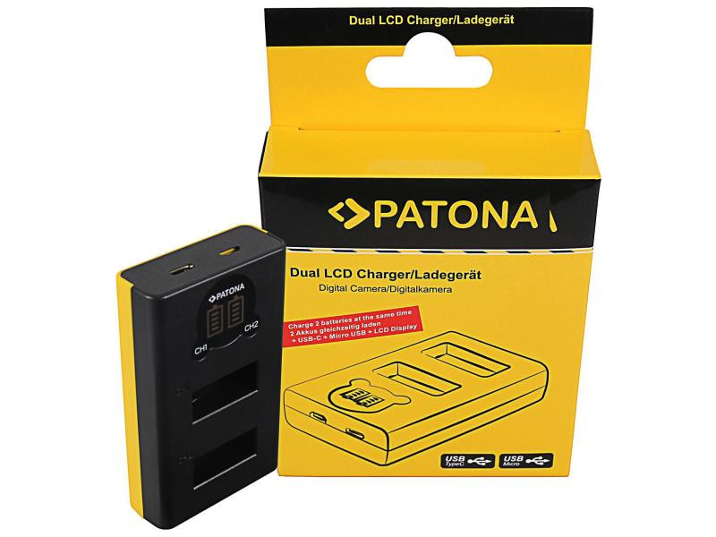 Patona Ladegerät Dual GoPro Max