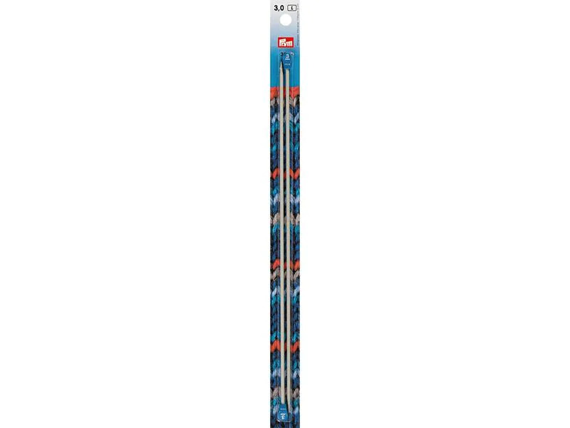 Prym Stricknadeln 3.00 mm, Alu, 2 Stück, Grau