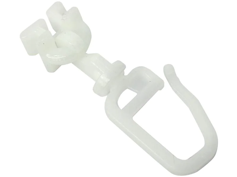 Gardinia Ösengleiter Weiss, 20 Stück, drehbar