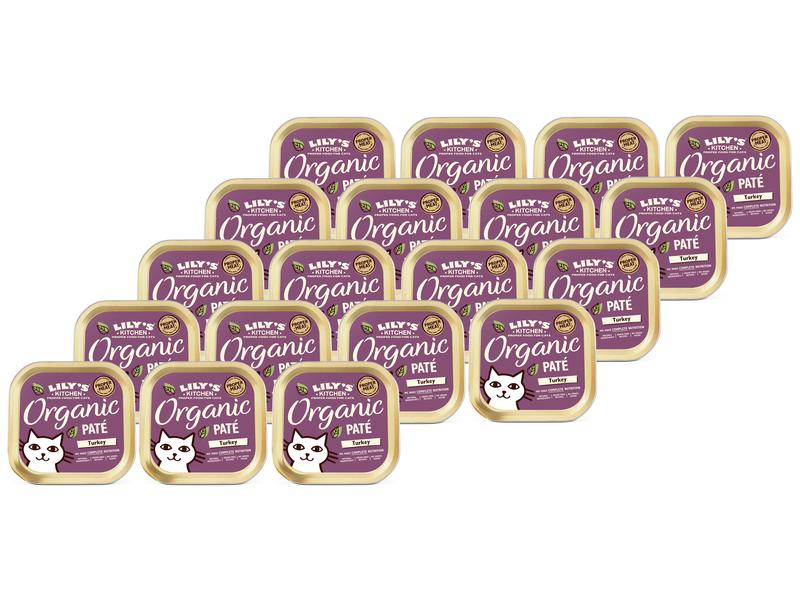 Lily's Kitchen Nassfutter Organic Truthahn, 19 x 85 g
